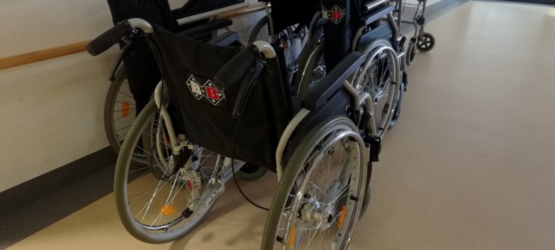 Rollstühle im Krankenhaus