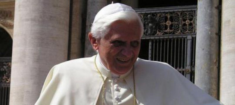 Papst Benedikt der XVI. spricht &#8222;Wort zum Sonntag in der ARD