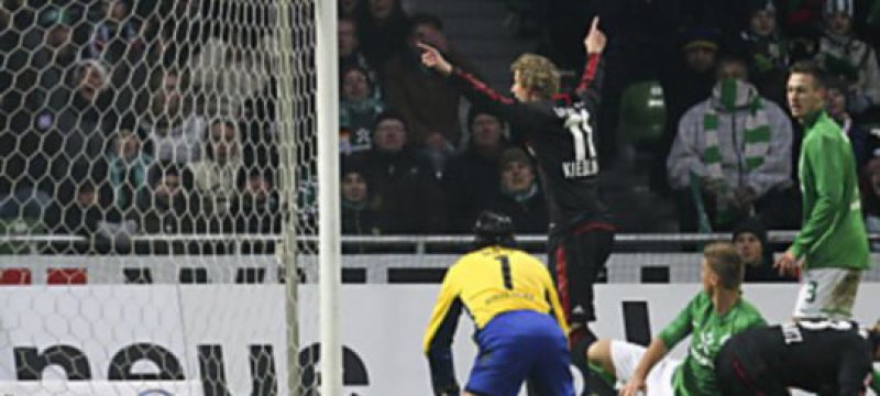 Wiese patzt &#8211; Werder verschenkt Heimsieg gegen Bayer