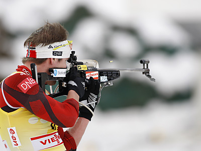 Svendsen gewinnt Biathlon-Sprint