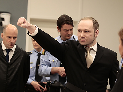 Prozessauftakt gegen Breivik nach Doppelanschlag