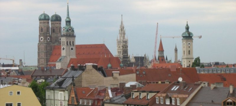 Blick über die Altstadt in München