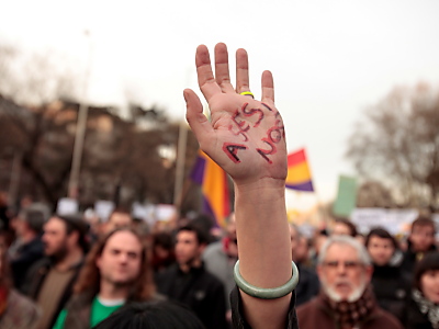 Spanier demonstrieren gegen Privatisierungen