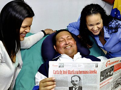 Chávez-Anhänger feiern Rückkehr ihres Präsidenten