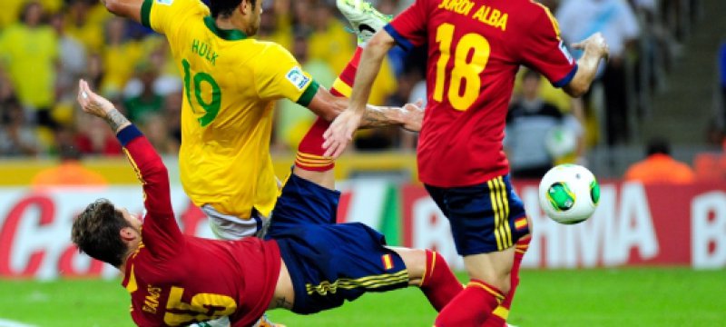 Confed-Cup-Finale zwischen Brasilien und Spanien am 30.06.2013