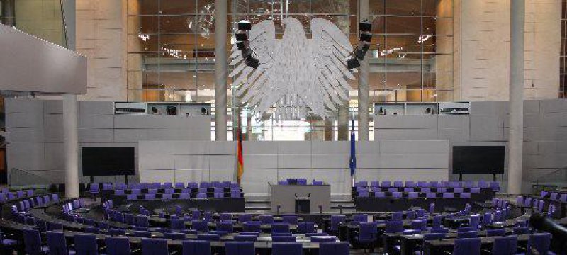 Plenarsaal Bundestag 2012