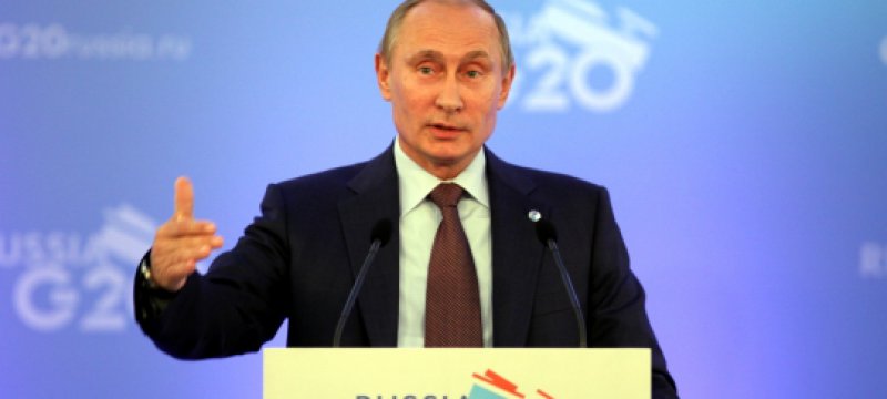 Wladimir Putin beim G20-Gipfel am 06.09.2013