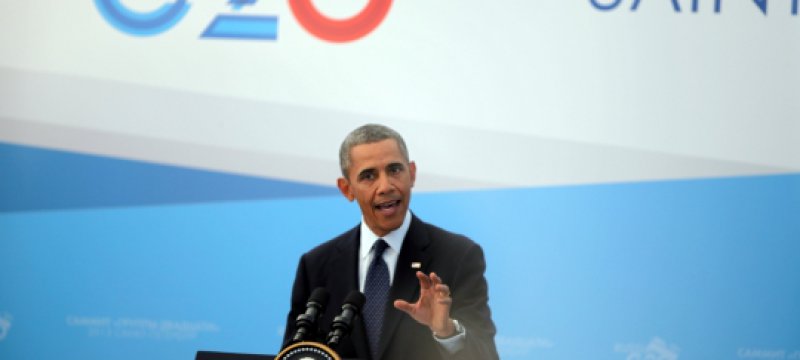 Barack Obama auf dem G20-Gipfel am 06.09.2013
