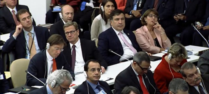 Guido Westerwelle in der UN-Vollversammlung am 24.09.2013