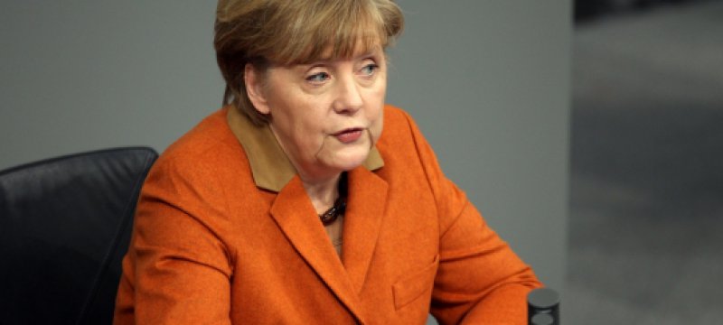 Angela Merkel am 29.01.2014 im Bundestag