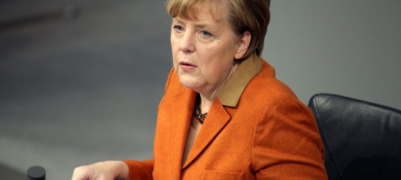 Angela Merkel am 29.01.2014 im Bundestag
