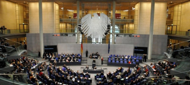 Plenarsaal im Reichstagsgebäude
