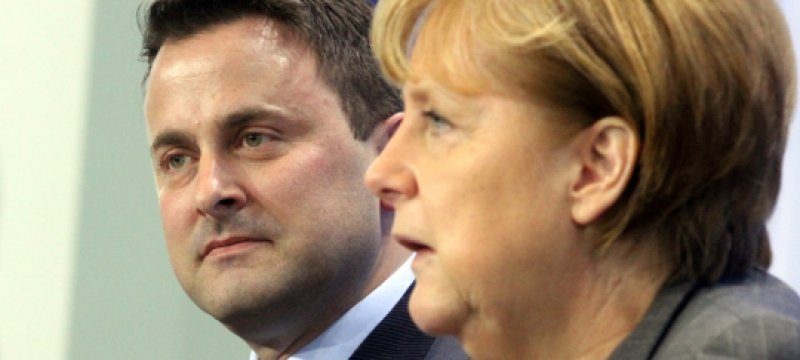 Xavier Bettel und Angela Merkel am 06.02.2014