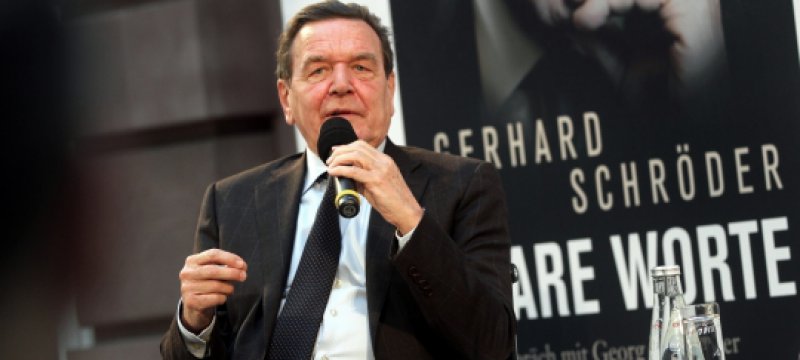 Gerhard Schröder am 14.02.2014 in Berlin