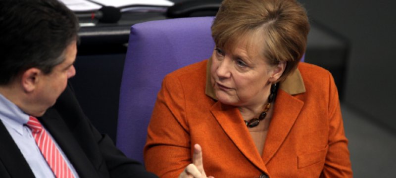 Angela Merkel und Sigmar Gabriel