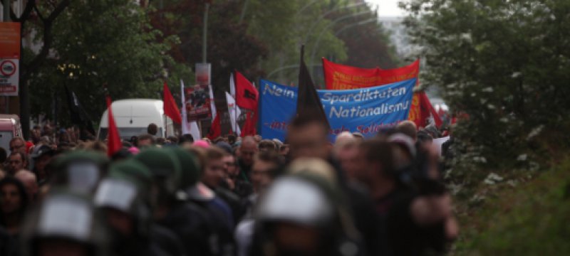 "Revolutionäre 1.-Mai-Demo" 2014 in Berlin