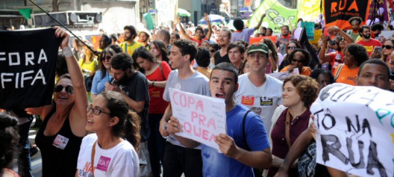 Proteste in Rio de Janeiro am 12.06.2014