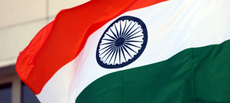 Fahne von Indien