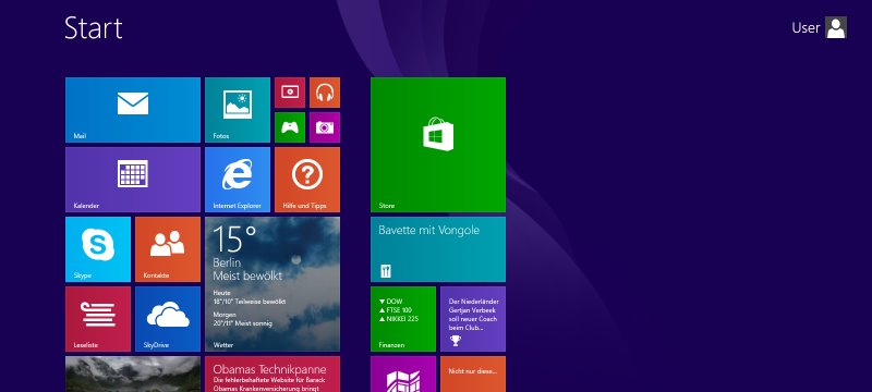 Microsoft Windows 8.1 Modern UI