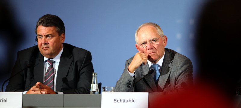 Sigmar Gabriel und Wolfgang Schäuble