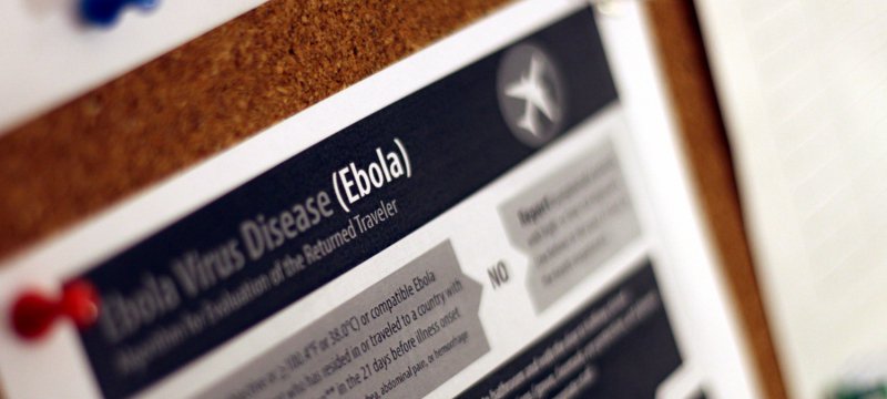 Ebola-Hinweisplakat