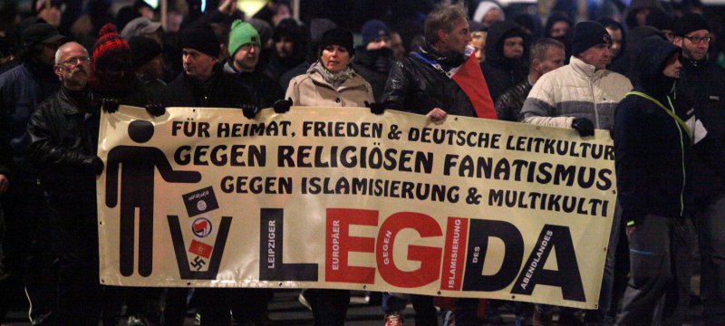 Legida-Demo am 21.01.2015 in Leipzig