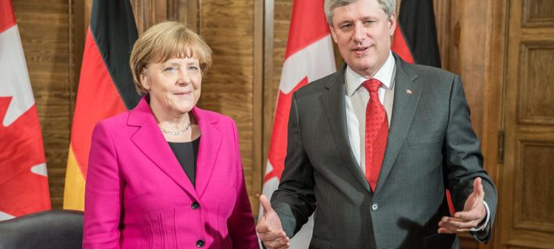 Merkel und Harper