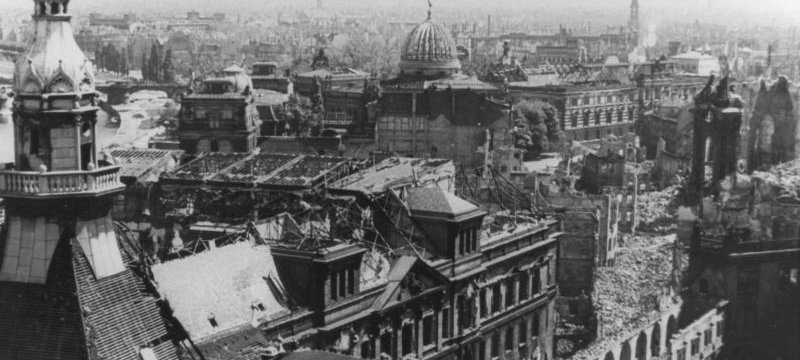 Zerstörung Dresdens 1945