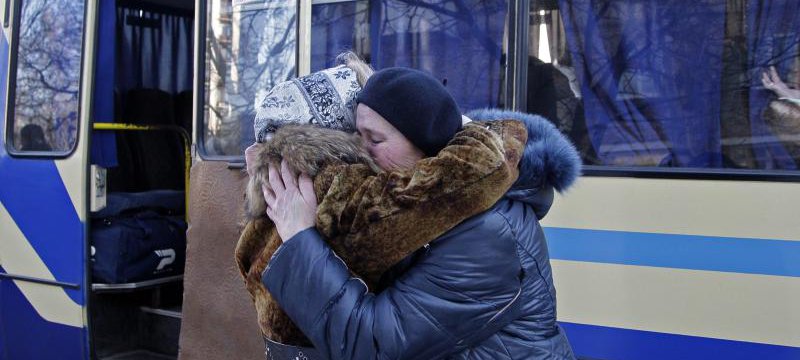 Evakuierung in Donezk