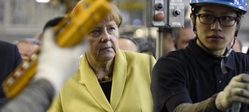 Merkel bei Misubishi