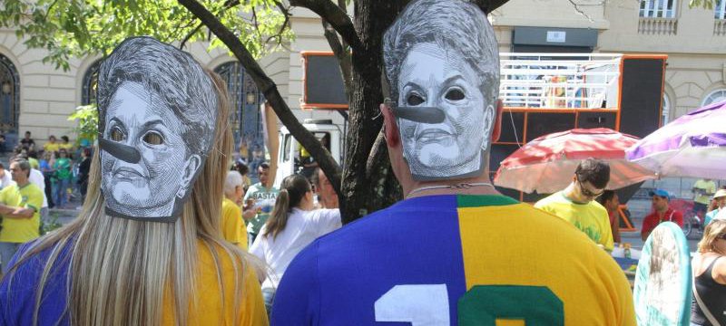 Protest gegen Rousseff