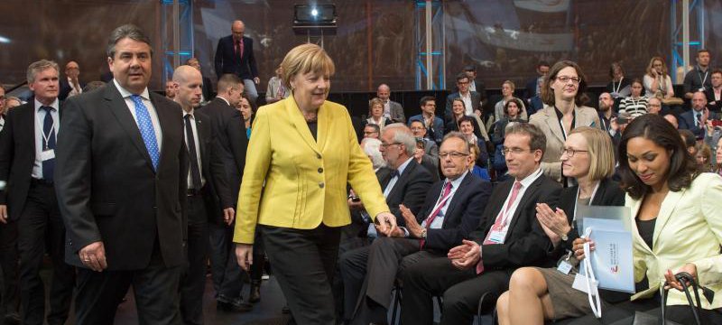 Merkel und Gabriel