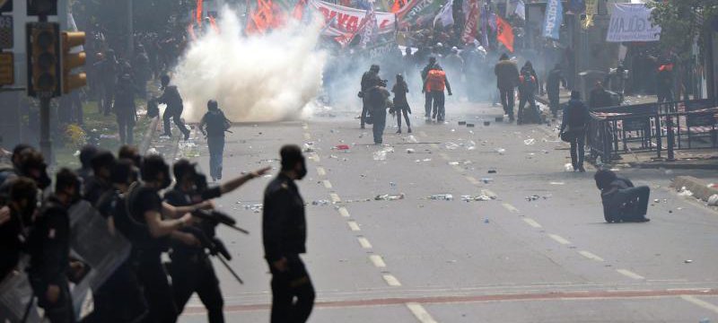 Auseinandersetzungen in Istanbul
