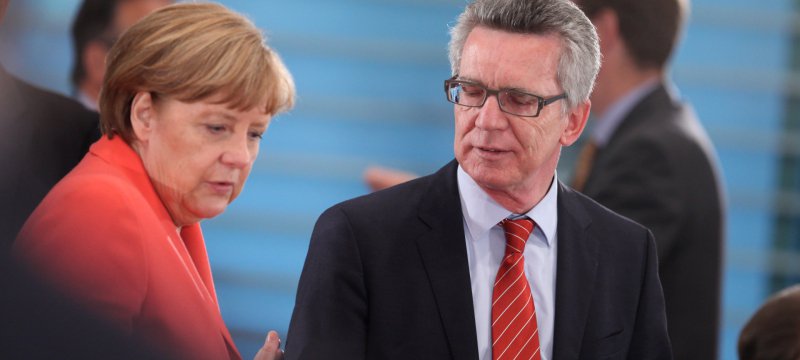 Angela Merkel und Thomas de Maiziere