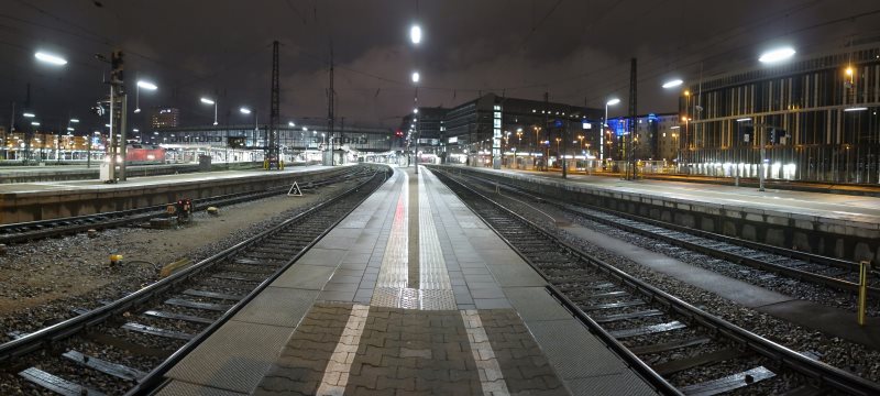 München Hauptbahnhof Gleis 12 und 13