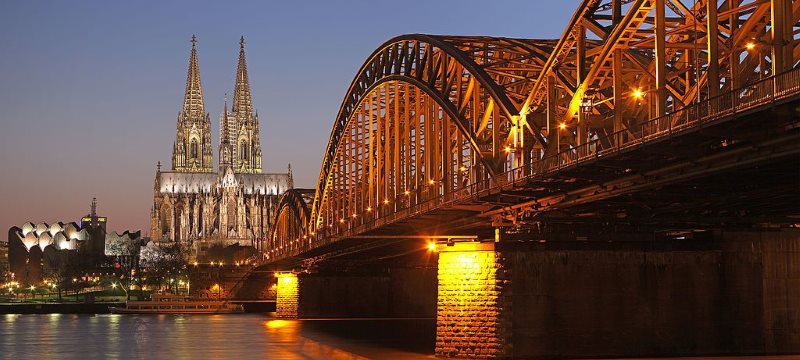 Hohenzollernbrücke Dom Köln
