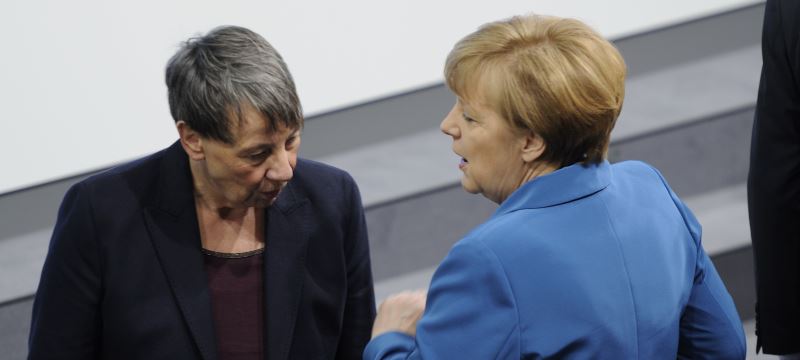 Barbara Hendricks Angela Merkel 2013