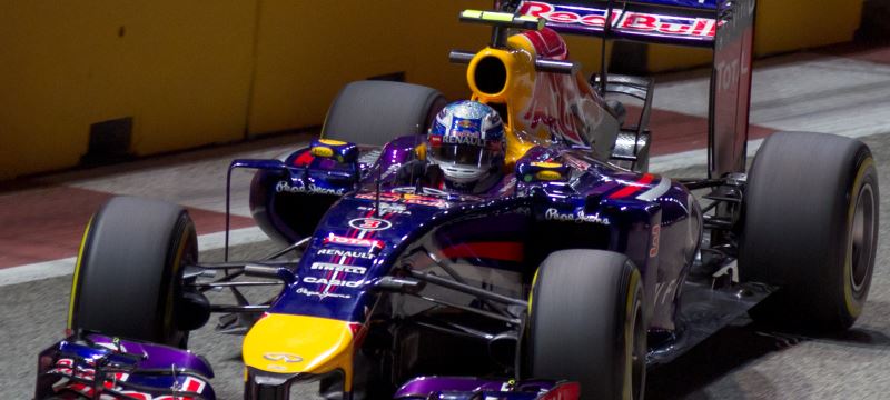 Daniel Ricciardo 2014 Singapore FP2 Red Bull