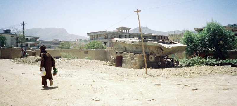 Alter Panzer in Afghanistan