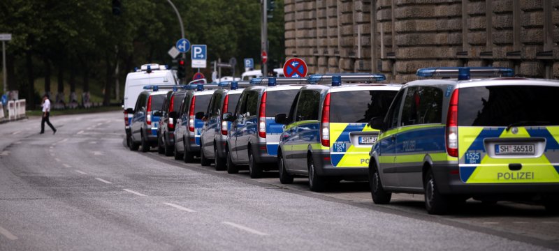 Polizei bei G20-Gipfel in Hamburg