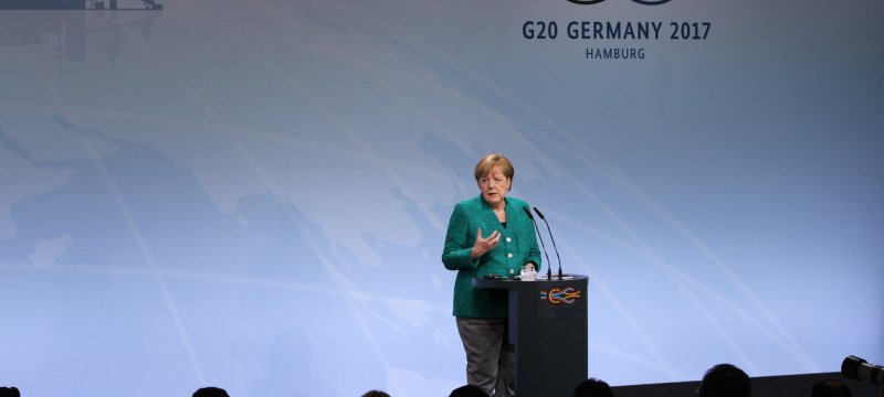 Angela Merkel am 08.07.2017