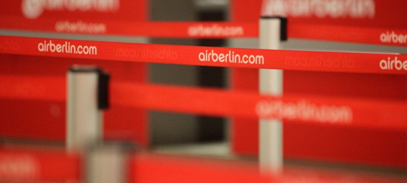 Check-In bei Air Berlin