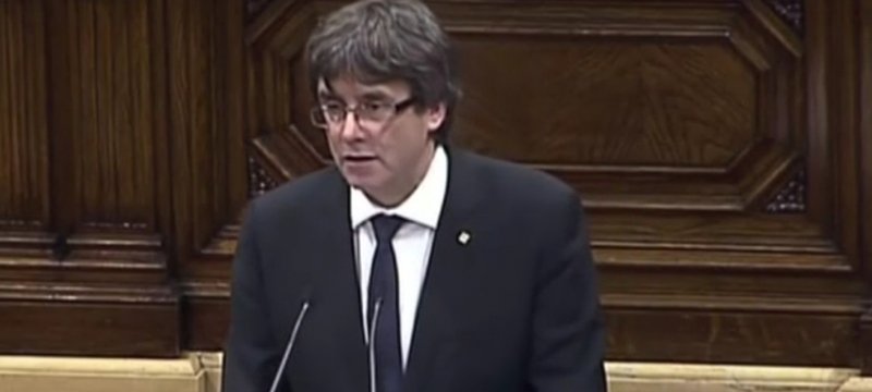 Carles Puigdemont am 10.10.2017