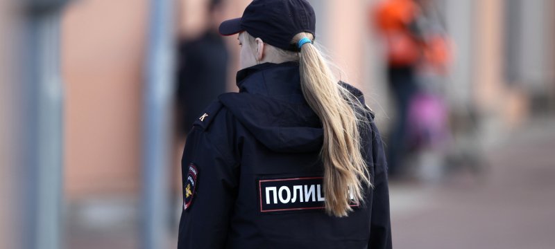 Polizistin in Russland