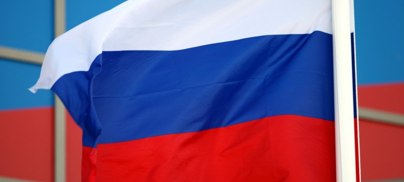 Fahne von Russland