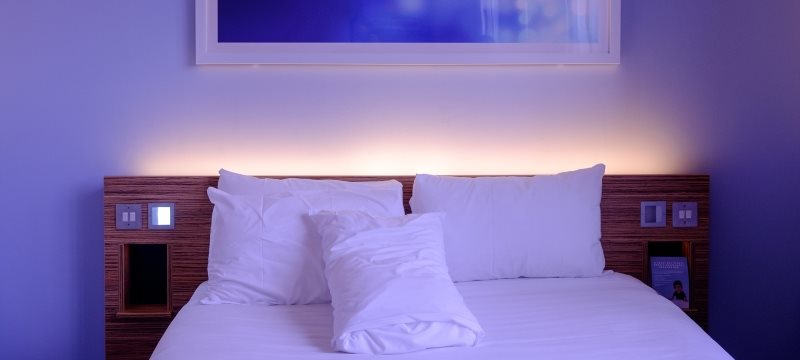 Hotel Zimmer Bett
