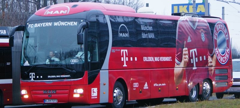 FC Bayern München Mannschaftsbus