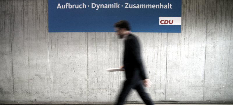 CDU-Slogan "Aufbruch, Dynamik, Zusammenhalt"