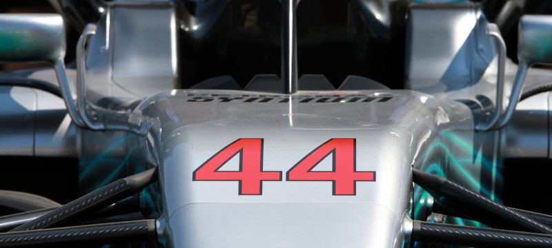 Formel-1-Rennauto von Mercedes