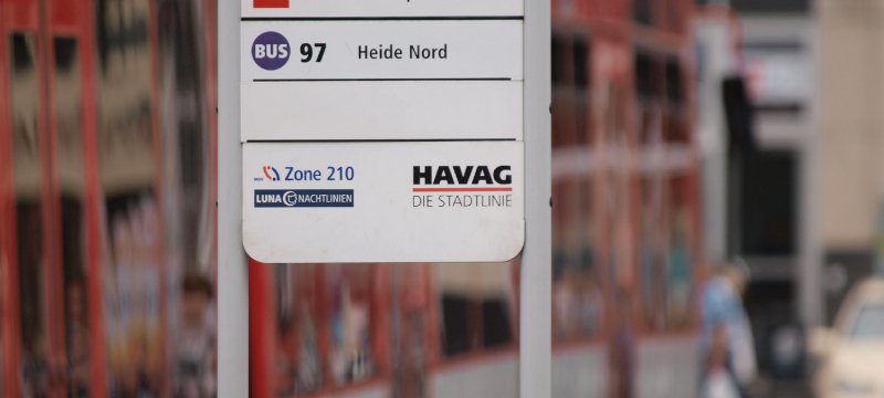 HAVAG-Straßenbahnhaltestelle